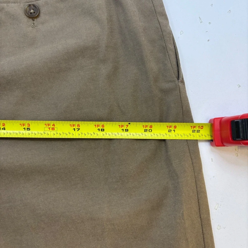 Banana Republic Classic Fit Chino Pants Mens 34x32 Khaki Brown Cotton Trousers